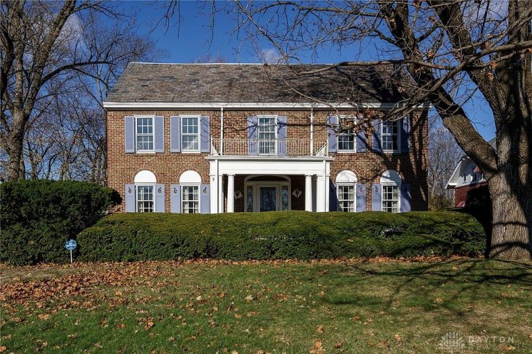 Classic Brick Colonial with 4 Bedrooms & 2.5 Baths at 655 Ridgedale Rd, Dayton, OH – $225,000