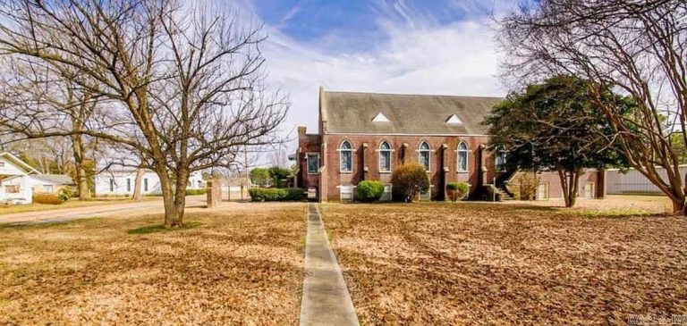 1920’s Victorian Church for Sale – $109,900 | 169 2nd St, Holly Grove, AR 72069 | Perfect for Airbnb or Residential Conversion