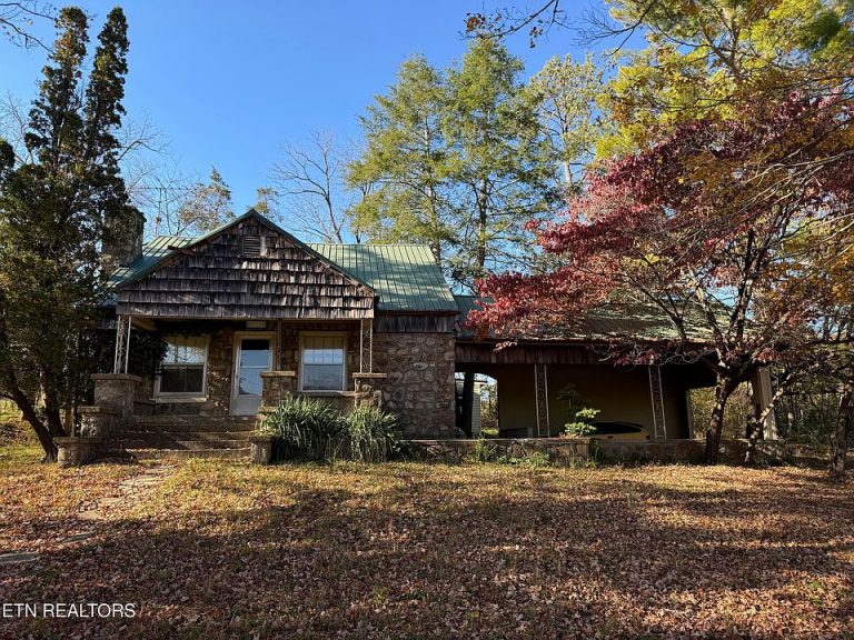 Original Farmhouse with Mountain Views at 3710 Long Creek Rd, Parrottsville, TN 37843 – Priced at $180,000