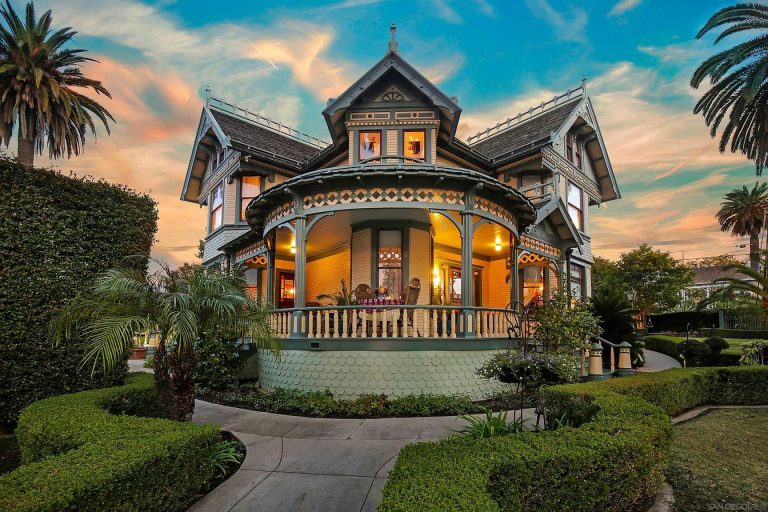 Stunning 1896 Queen Anne Victorian Estate at 700 S Juniper St, Escondido, CA – $4,500,000